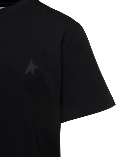 Shop Golden Goose Star Ms Regular T-shirt/ Small Star/ Blackboard