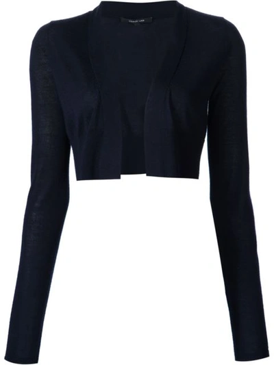 Derek Lam Noemi Long Sleeve Cardigan In Blue