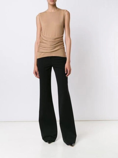 Shop Derek Lam Sasha Sleeveless Top In Neutrals