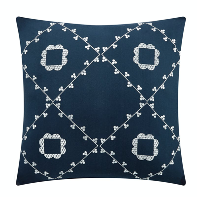 Shop Chic Home Design Mercer 8 Piece Comforter Set Pinch Pleat Box Design Bed In A Bag Bedding In Blue