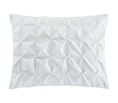 Shop Chic Home Design Mercer 8 Piece Comforter Set Pinch Pleat Box Design Bed In A Bag Bedding In White