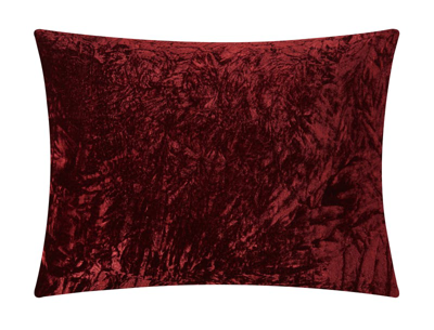 Shop Chic Home Design Kiana 9 Piece Comforter Set Crinkle Crushed Velvet Bed In A Bag In Red