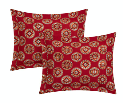 Shop Chic Home Design Henstridge 8 Piece Reversible Duvet Cover Set Microfiber Paisley Print With Contemp In Red