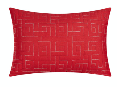 Shop Chic Home Design Keira 16 Piece Comforter Complete Bed In A Bag Quilted Embroidered Designer Embellished Bedding Set In Red
