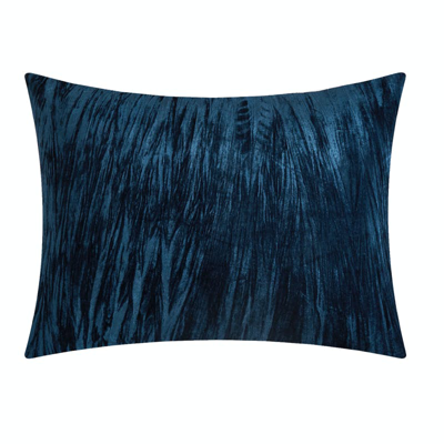 Shop Chic Home Design Kerk 4 Piece Comforter Set Crinkle Crushed Velvet Bedding In Blue