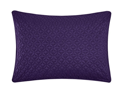 Shop Chic Home Design Mather 5 Piece Quilt Cover Set Rose Star Geometric Quilted Bed In A Bag In Purple