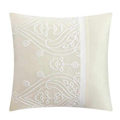 Shop Chic Home Design Gigi 9 Piece Comforter Set Scroll Embroidered Bedding In White