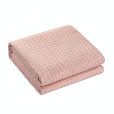 Shop Chic Home Design Atasha 3 Piece Quilt Set Box Stitched Design Bedding In Pink