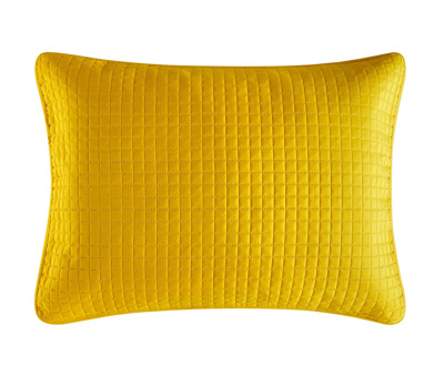 Shop Chic Home Design Atasha 3 Piece Quilt Set Box Stitched Design Bedding In Yellow
