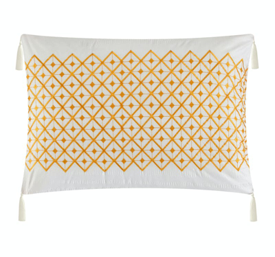 Shop Chic Home Design Reign 5 Piece Comforter Set Clip Jacquard Geometric Pattern Design Bedding In Yellow