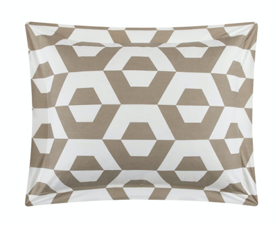 Shop Chic Home Design Tudor 3 Piece Duvet Cover Set Contemporary Geometric Hexagon Pattern Print Design B In Brown