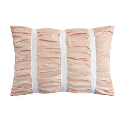 Shop Chic Home Design Hubli 5 Piece Comforter Set Embroidered Pattern Heathered Bedding In Pink