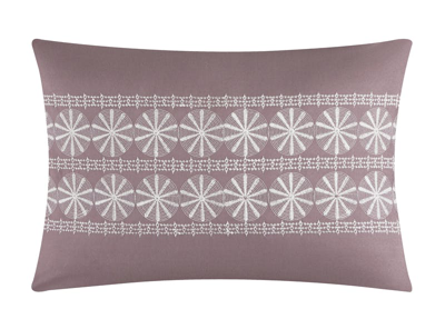 Shop Chic Home Design Addison 5 Piece Comforter Set Jacquard Chevron Geometric Pattern Design Bedding In Purple