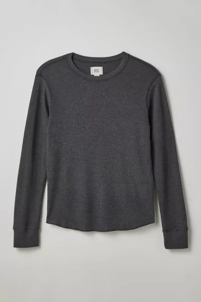 Shop Bdg Baselayer Thermal Long Sleeve Tee In Black At Urban Outfitters