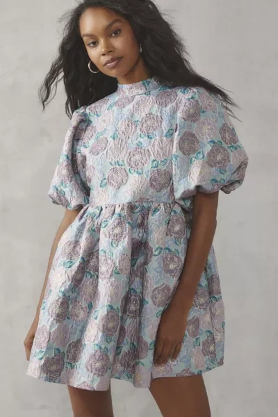 Shop Sister Jane Dream Iceland Floral Mini Dress In Blue, Women's At Urban Outfitters
