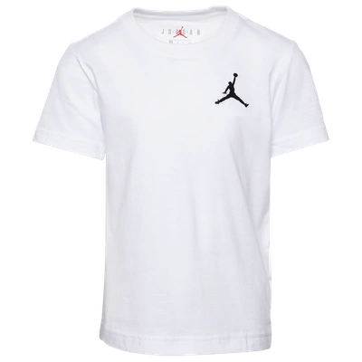 Shop Jordan Boys  Jumpman Air Emb T-shirt In White