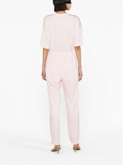 Shop Styland Lyocell Track Pants In Pink