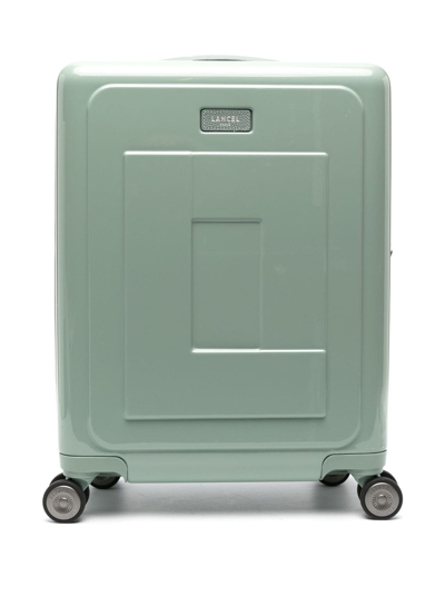 Shop Lancel Neo Aviona Cabin Suitcase In Green