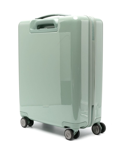 Shop Lancel Neo Aviona Cabin Suitcase In Green