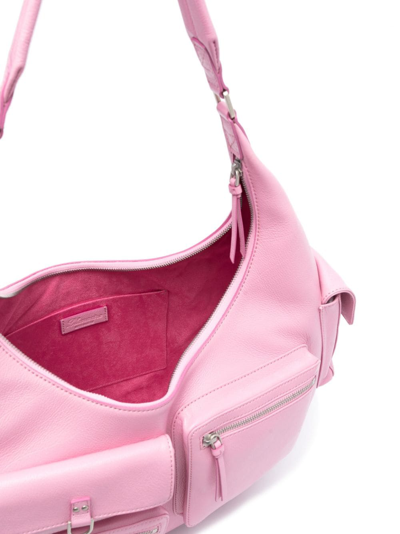 Blumarine Large Hobo Shoulder Bag In Pink