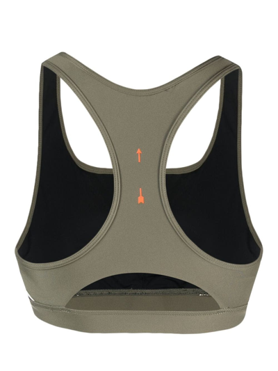 The Upside Track Georgia Racerback Sports Bra In Green