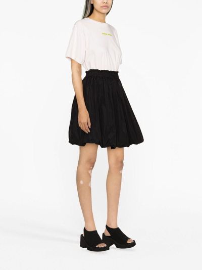 Simone Rocha Flared Mini Skirt In Black