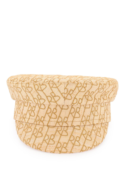 Shop Ruslan Baginskiy Baker Boy Cap In Beige