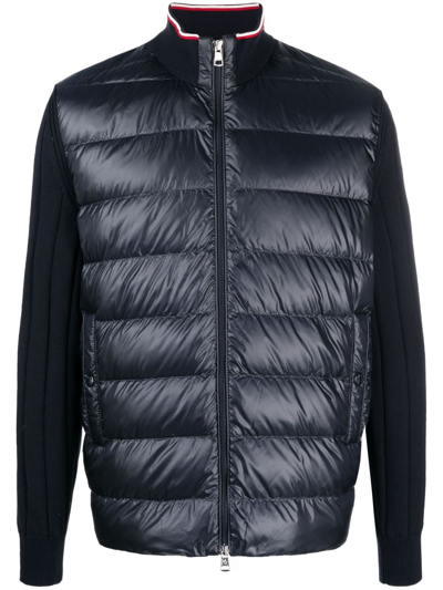 Shop Moncler Padded Front Cotton Jacket In Multi-colored