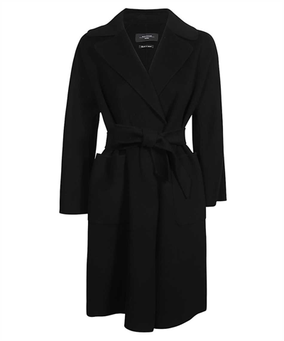Shop Max Mara Rovo Coat In Black