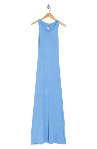 Shop Go Couture Racerback Maxi Dress In Pale Blue