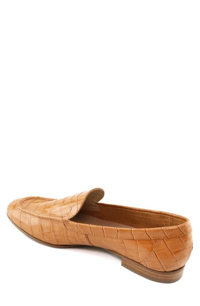Marc Joseph New York Madison Ave Loafer In Camel Croco