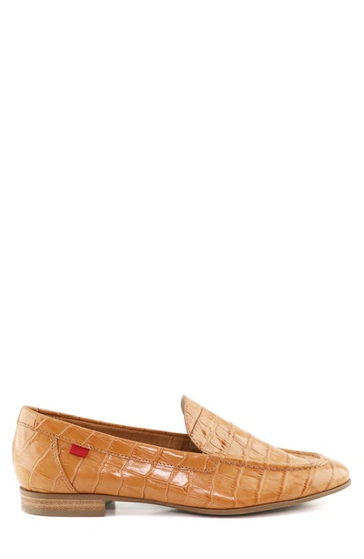 Marc Joseph New York Madison Ave Loafer In Camel Croco