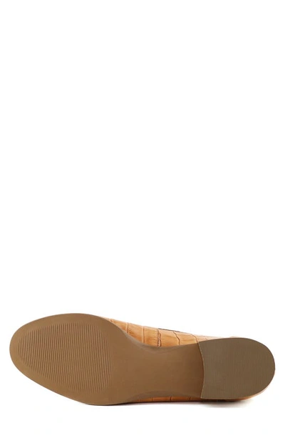 Marc Joseph New York Madison Ave Loafer In Camel Croco