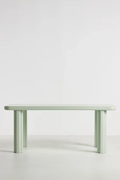 Shop Anthropologie Winton Dining Table In Mint