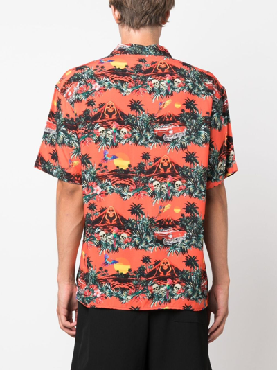Shop Mauna Kea Graphic-print Short-sleeve Shirt In Red