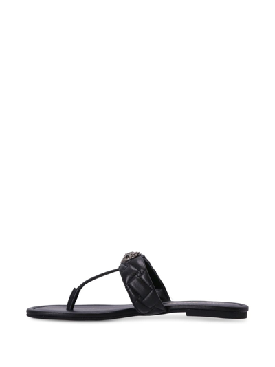 Shop Kg Kurt Geiger Kensington T-bar Sandals In Black