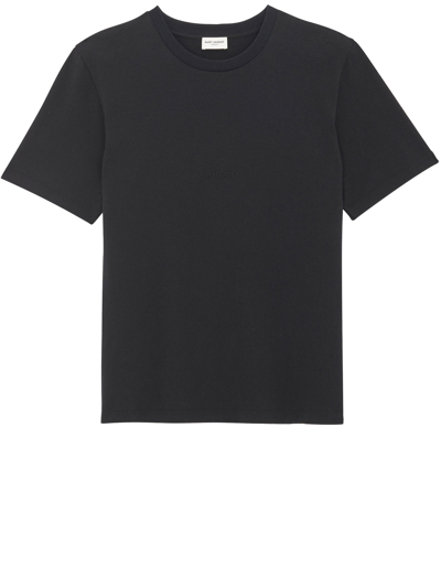 Shop Saint Laurent Tshirt In Black