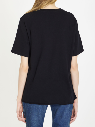 Shop Saint Laurent Tshirt In Black