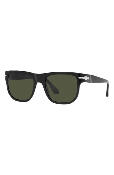 Persol Square Sunglasses, 55mm In Black