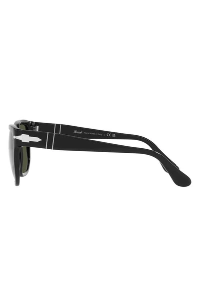 Persol Square Sunglasses, 55mm In Black