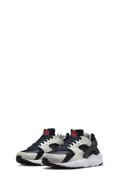 Shop Nike Huarache Run Sneaker In Dark Obsidian/ Red/ Dust
