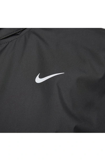 Shop Nike Fast Repel Water Repellent Running Jacket In Black/ Black