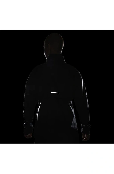 Shop Nike Fast Repel Water Repellent Running Jacket In Black/ Black