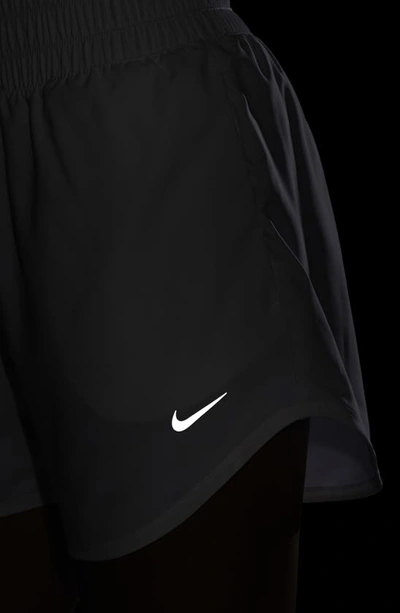 Nike Dri-fit Ultra High Waist 3-inch Brief-lined Shorts In White