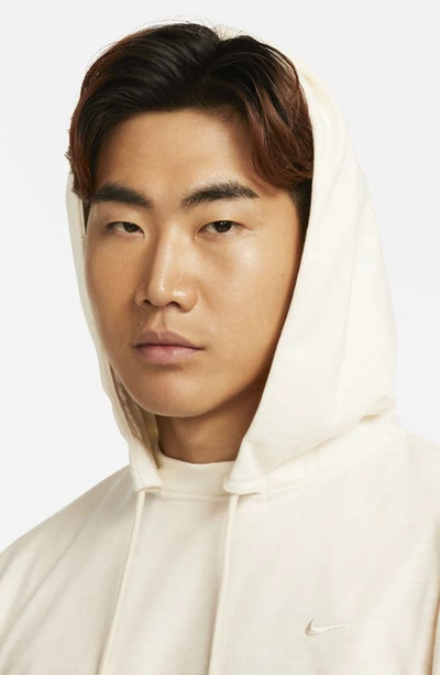 Nike Men's Standard Issue Dri-fit Pullover Basketball Hoodie In Phantom/ Heather/ Pale Ivory
