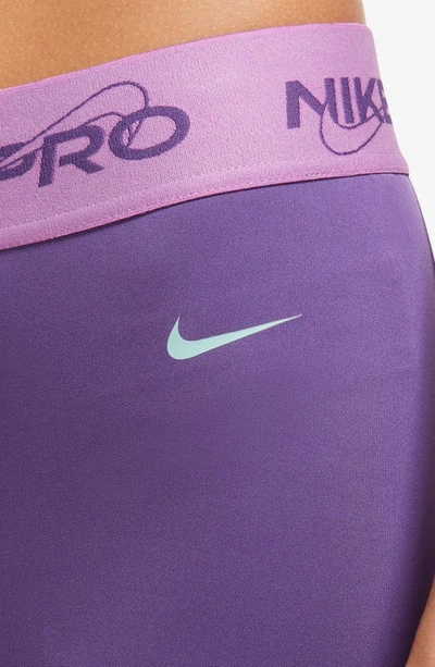 Women's Pro Mid-rise 7/8 Graphic Leggings In Purple