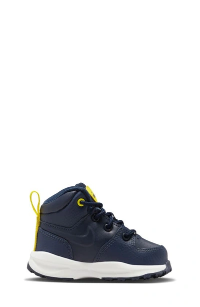 Nike Manoa Ltr (td) Boot In Obsidian/ White/ Yellow