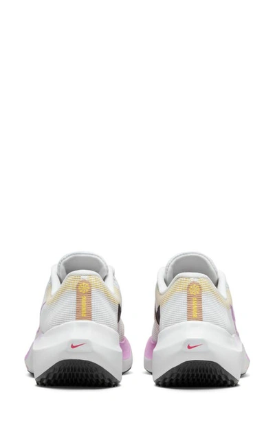 Shop Nike Zoom Fly 5 Running Shoe In White/ Sulfur/ Brown/ Fuchsia