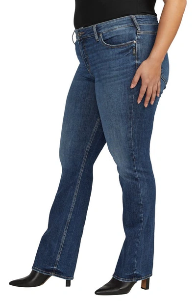 Shop Silver Jeans Co. Suki Mid Rise Bootcut Jeans In Indigo