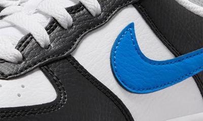 Shop Nike Kids' Air Force 1 Sneaker In Black/ Photo Blue/ White